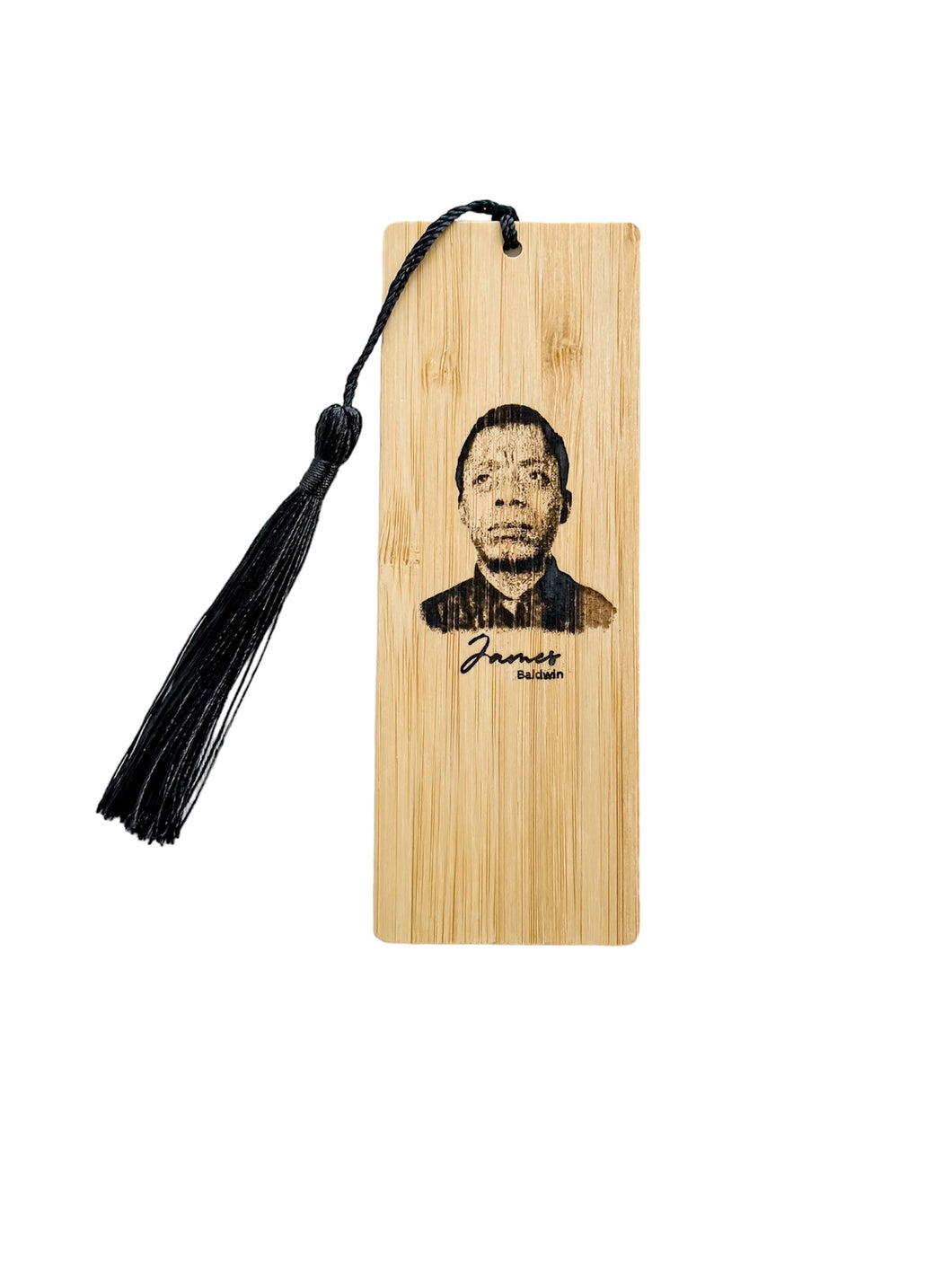 Legendary Black Author Wooden Bookmark with Tassel