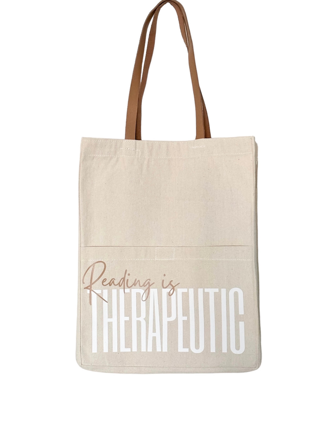 Reading is Therapeutic Tote