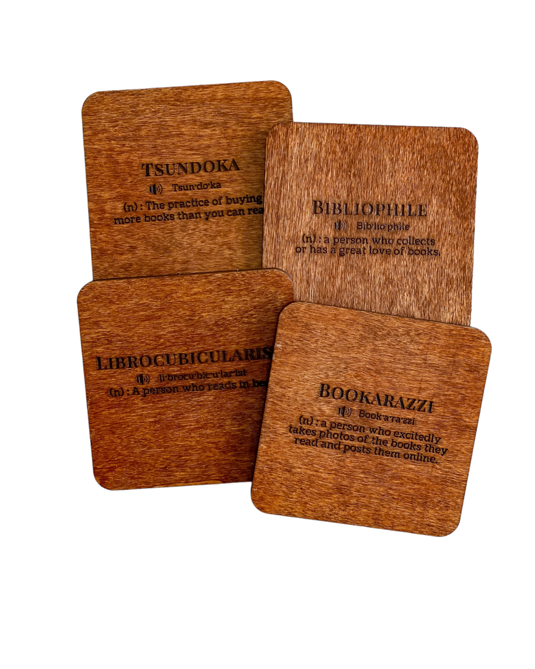 Book Lovers Dictionary Coasters